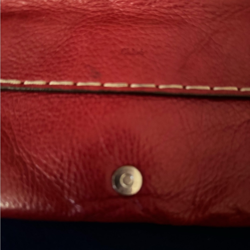 Red Authentic Chloe Wallet - Picture 11 of 12